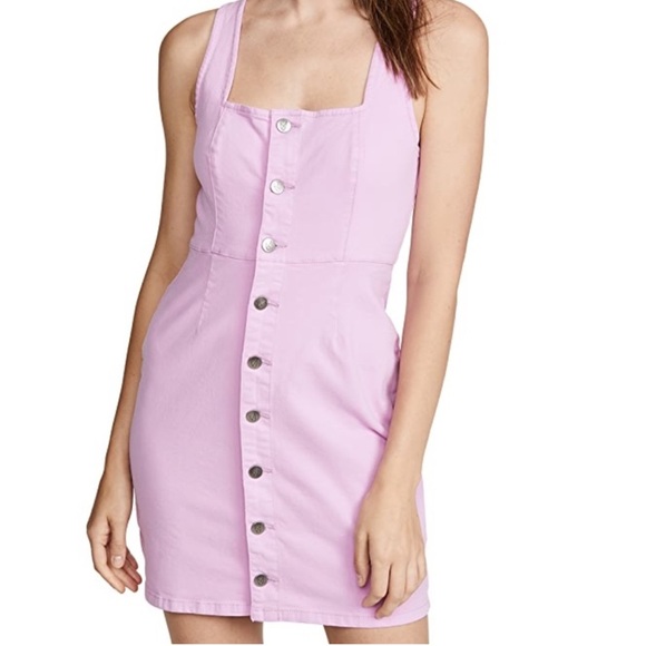 MinkPink Lexi Dress Button Down Denim dress - Picture 1 of 2